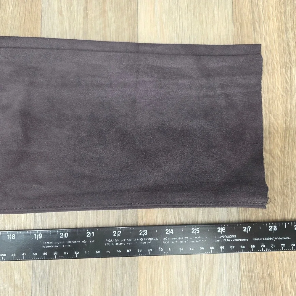 Banana Republic High‎ Rise Slim Faux Suede Pants Brown Women Size 26/2
